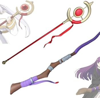 Amazon.co.jp: [Hushan] フリーレン フェルン コスプレ 杖 葬送の